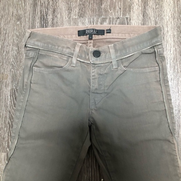 BIRD by Juicy Couture Brown Skinny Jeans with Zipper Details - Size 25 - Picture 3 of 9